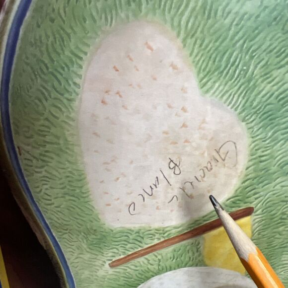 VTG Golf Chip & Dip Bowl Midwestern Home Products 101607 New In Box 14”x10” RARE - Picture 7 of 11